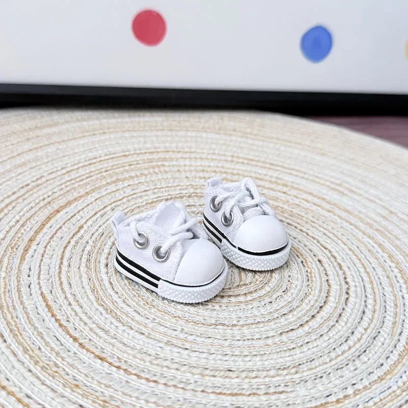 For 15/17Cm 3.0 Big Labubu Sweater Jelly Gauze Skirt Canvas Shoes Set for Ropa Labubu Doll Accessories