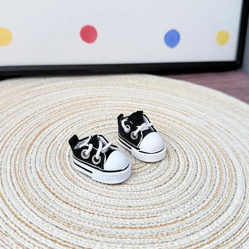 For 15/17Cm 3.0 Big Labubu Sweater Jelly Gauze Skirt Canvas Shoes Set for Ropa Labubu Doll Accessories