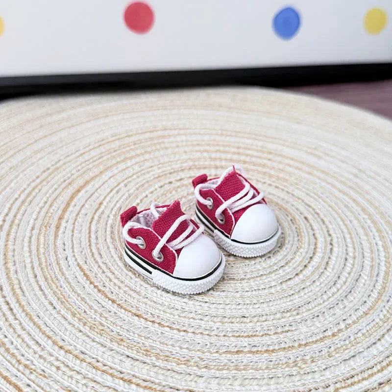 For 15/17Cm 3.0 Big Labubu Sweater Jelly Gauze Skirt Canvas Shoes Set for Ropa Labubu Doll Accessories