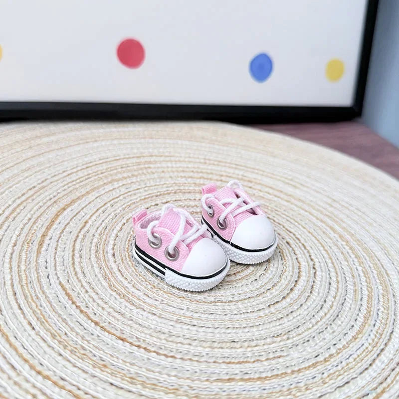 For 15/17Cm 3.0 Big Labubu Sweater Jelly Gauze Skirt Canvas Shoes Set for Ropa Labubu Doll Accessories