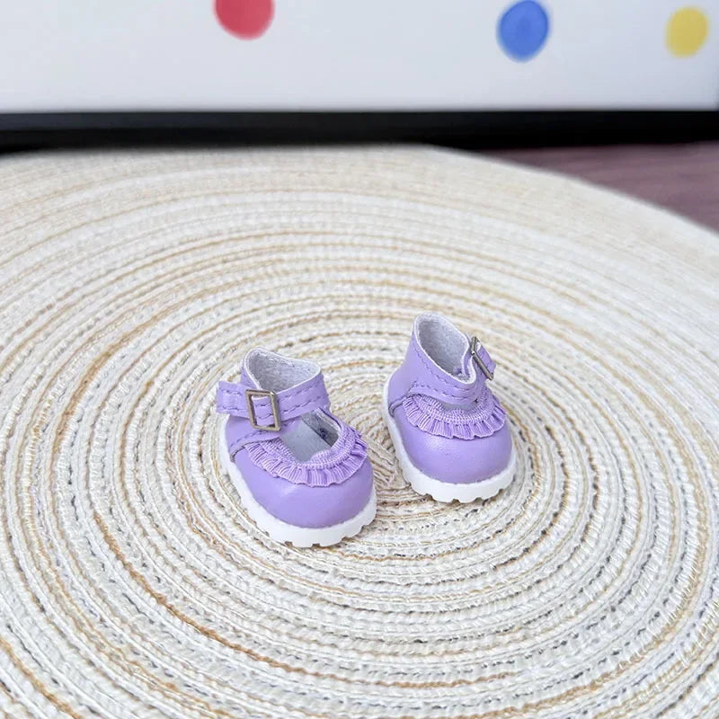 For 15/17Cm 3.0 Big Labubu Sweater Jelly Gauze Skirt Canvas Shoes Set for Ropa Labubu Doll Accessories